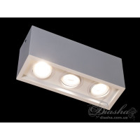 Накладные точечные светильники Diasha 136F-3-WH
