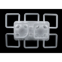 Люстра в зал или спальню светодиодная современная Splendid-Ray 2850234/6+2 LED (WHITE)