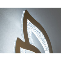 Дизайнерський світлодіодний світильник в гостьову, 17W, золото Diasha 2455/1G