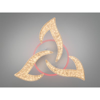 Стельова LED люстра Diasha біла 50W пульт димер 3 режими Diasha 2597/3WHLED3colordimmer