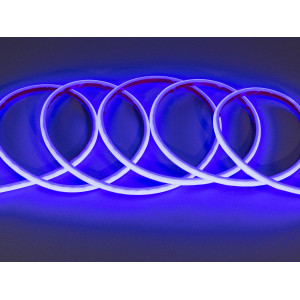 Світлодіодна стрічка 220в, 320 шт/м, герметична, 10мм, блакитний Diasha P220M-COB-320-BLUE-65-10