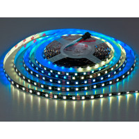Адресна LED стрічка 12В, 60 діодів на метр, 10мм, RGB Diasha PWS12-5050-60-RGBIC-20-10