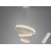 LED підвісна люстра 3 кільця біла 135 Вт пульт Diasha D8748-600+400+300WH