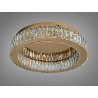 Люстра стельова LED Diasha золото 55 Вт пульт Diasha 587/500G