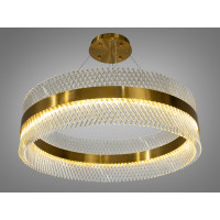 Домінуюча підвісна кришталева світлодіодна люстра для зали, 105 Вт Diasha 7002/800BR