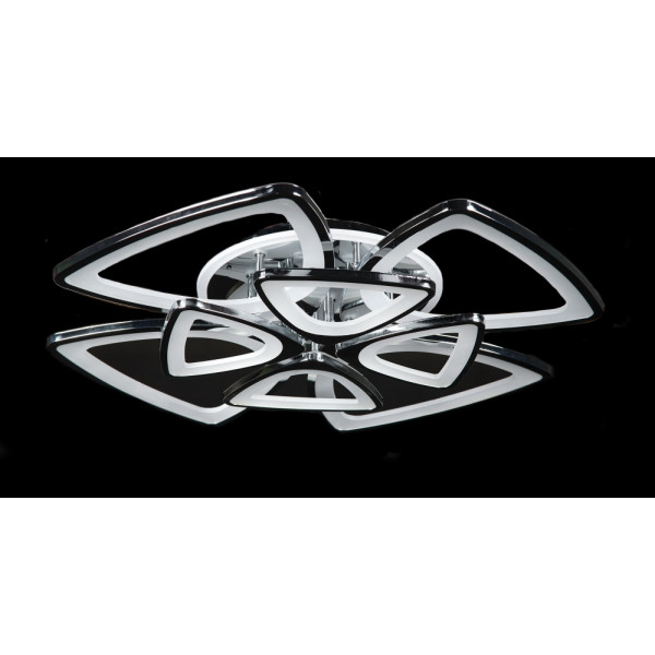 Люстра в зал или спальню светодиодная современная Splendid-Ray 2850160/4+4+A LED (CHROME) 