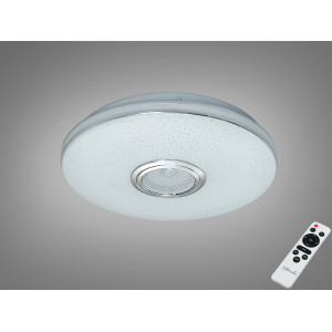 LED стельова люстра біла 45 Вт з Bluetooth колонкою Diasha DB-8310/300RGB+MP3
