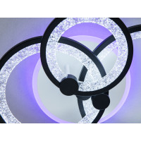 LED люстра с пультом 55W Diasha 8180/3BKLED3colordimmer