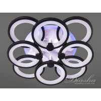 Светодиодная люстра Diasha 8022/4+4BK LED 3color dimmer