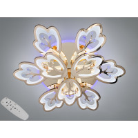 Люстра LED Diasha Petal чорна 185Вт 9 плафонів Diasha 8148/6+3GLED3colordimmer