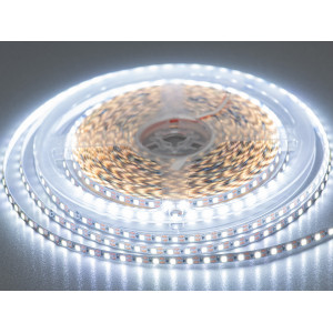 LED стрічка 12В, 120 діодів на метр, 5мм, холодний Diasha P12-2835-120-CW-20-5