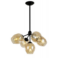 Люстра молекула Levistella 756LPR66005-5 BK+BR Люстра молекула Levistella 756LPR66005-5 BK+BR