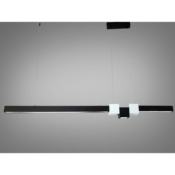 Підвісна LED люстра Diasha чорна 58 Вт 10 м² Diasha 7528/1000BK