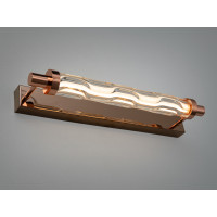 Настінне LED бра Лофт золото 10 Вт хвилясте скло Diasha 9626/S