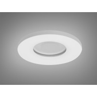 Функціональний, витончений круглий точковий світильник серія "Аluminium", білого кольору Diasha QXL-1766-R-WH