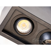 Накладные точечные светильники Diasha 136G-2-BK 