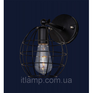 Бранастенные светильники в стиле лофт Levistella 707W107-1 BK