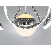 Сучасна світлодіодна люстра потужністю 75 Вт, колір хром Diasha 1955/1HR