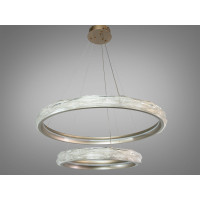 Кришталева світлодіодна люстра-підвіс, 60W Diasha 583-800+500G