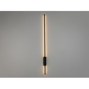 Витончене настінне світлодіодне лінійне бра, 24 W, золото Diasha 7099/1000BK
