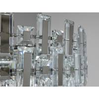 Люстра в зал хрустальная 16 ламп, хром Diasha 2018/800CH