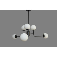 Люстра молекула в стиле лофт со стеклянным плафоном Linisoln 6038-6