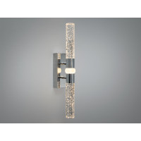 Настінний LED бра хром 8 Вт трубка з бульбашками Diasha B1280CH