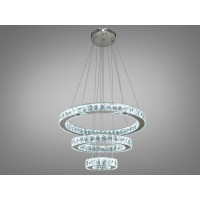 Подвесная люстра 66Вт, хром Diasha 7201-8A/580+400+200HR