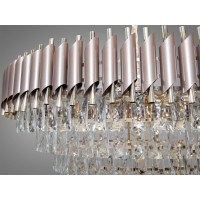 Хрустальная люстра в зал 18 ламп Diasha 9001-950CF+SGD