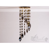 Точковий світильник із кришталевими підвісками Diasha 6013EGD-SM