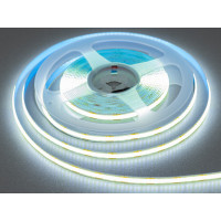 COB LED стрічка 12В, 320 діодів на метр, 8мм, холодний Diasha P12-COB-320-CW-20-8