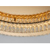 Стельова LED люстра 100Вт золото з пультом Diasha 587/800G