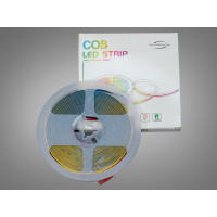 COB LED стрічка 12В, 320 діодів на метр, 8мм, жовтий Diasha P12-COB-320-GOLDEN-20-8