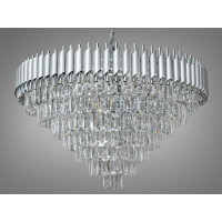 Люстра хрустальная в зал 18 ламп Diasha 9001-950SL+CH
