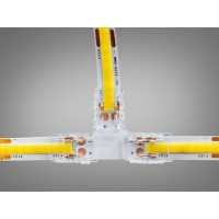 Конектор T-подібний Diasha прозорий 8 мм 2 пін Diasha PCON2pin-8mm-T