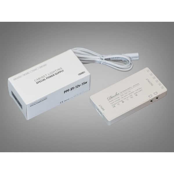 Тонкий керований блок живлення 12В, 15Вт, 1.2А Diasha PPF-SY-12v-15w