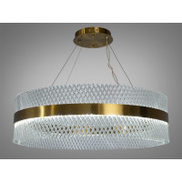 Домінуюча підвісна кришталева світлодіодна люстра для зали, 105 Вт Diasha 7002/800BR Домінуюча підвісна кришталева світлодіодна люстра для зали, 105 Вт Diasha 7002/800BR