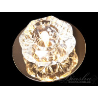 Розкішний кришталевий точковий світильник, золото Diasha A645G