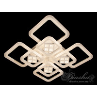 Cветодиодная люстра под потолок Diasha A8190/4+4WH LED 3color dimmer 