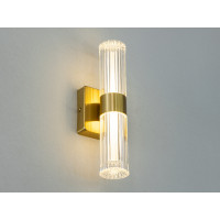 Стильний настінний світлодіодний світильник бра, 6 Вт, золото Diasha 9151-AGD