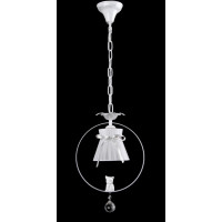 Люстра подвесная декоративная с абажуром Splendid-Ray 253687 (WT+SL) 