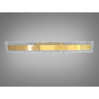 Настінний LED бра-планка 28 Вт чорний скло Diasha 8115-C/600BR