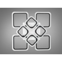 LED люстра Diasha 8060 чорна пульт 105Вт Diasha HA8060/4+4BK
