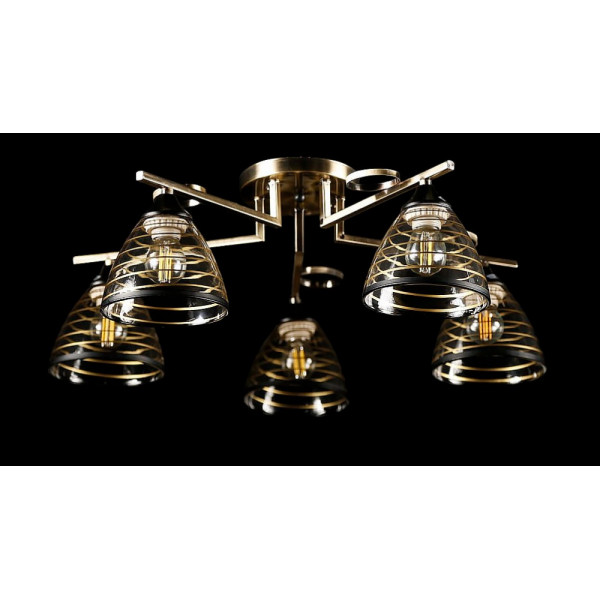 Люстра с плафонами L6035/5 (AB+BLK) Splendid-Ray
260759 Люстра с плафонами L6035/5 (AB+BLK) Splendid-Ray
260759