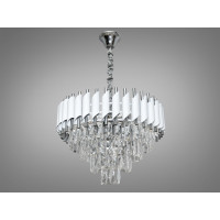 Люстра в спальню, 9 ламп Diasha 9001-500WH+CH