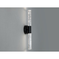 Гармонійне чорне світлодіодне бра, 6 Вт Diasha 9151-BBK