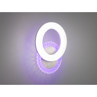 Сучасний світлодіодний світильник з кольоровою підсвіткою, 22W, білий Diasha 2203/1WH