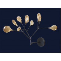 Бра светодиодное в современном стиле Levistella 756LPR0031-9 BK+BR