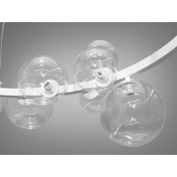 Люстра лофт в зал 24 лампы Diasha YC2108-24WH