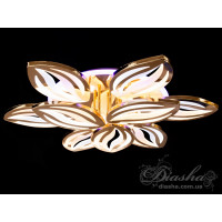 Лед люстры потолочные в зал Diasha 8092/6+3G LED 3color dimmer